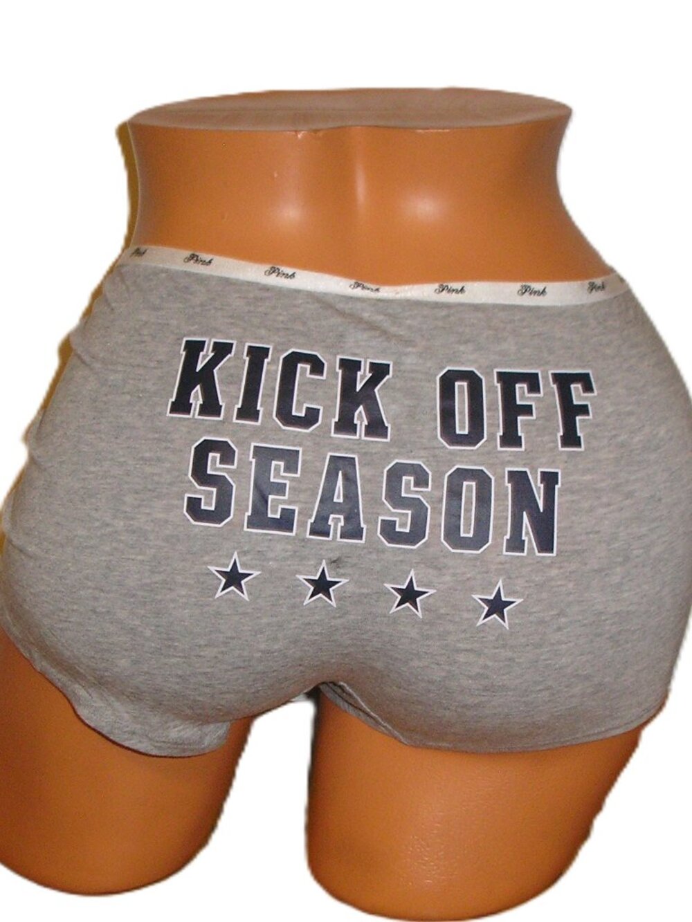 Victoria's Secret Pink - Football Kick Off Season Shortie Boyshorts Panties, XL